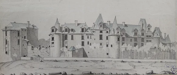 Das Schloss von Châteaubriant von Eugène Viollet-le-Duc